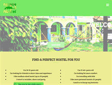 Tablet Screenshot of iguanahostel.com